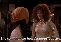 Whitney Houston saying to Brandy in Cinderella She Can't Handle how Fabulous Are 