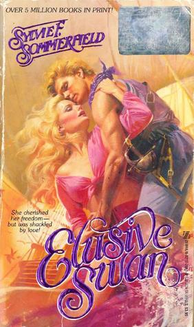 Elusive swan by Sylvie Sommerfield - there is so much pink and purple clothing going on in this cover I don't know what to tell you. 