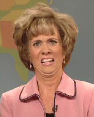 Kristin Wiig making disgusted face