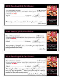 Smart Bitches Reading Time Gift Certificates - FREE!
