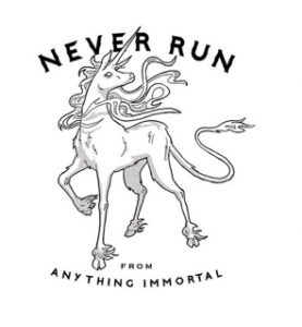 Never Run from Anything Immortal Tattoo - $5, set of two