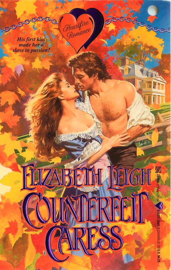 Counterfeit Caress the foliage looks like its on fire and his shirt is half off and her hair is blowing back and yeah it's just glaring and retinally painful 