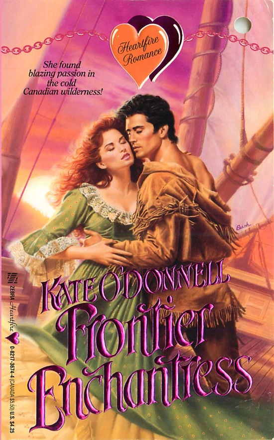 Frontier Enchantress - they're on a boat with a sun explosion of some sort happening behind them, and it looks like someone gave them both a narcotic sleeping pill 