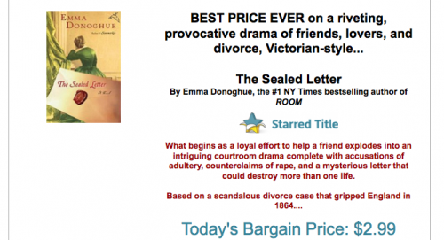 The Sealed Letter $2.99 Book Gorilla
