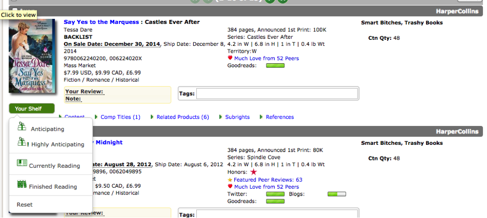 Anticipating Edelweiss