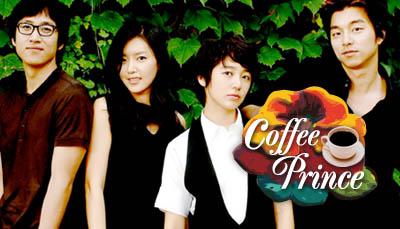 The Cast of Coffee Prince against a wall of ivy