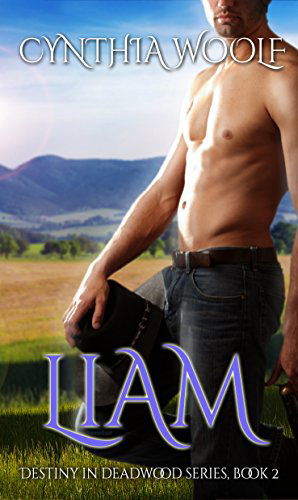 Ok, so this is a shirtless, headless cowboy holding a hat just over his crotch, but the font is so loopy and weird that instead of LIAM it looks like it says HAM