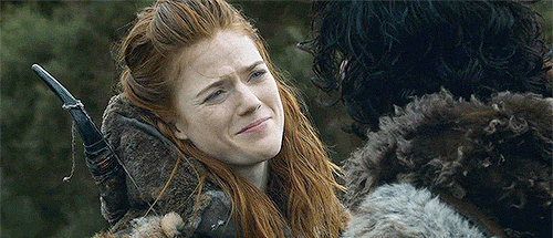 Ygritte says OH A SPIDER