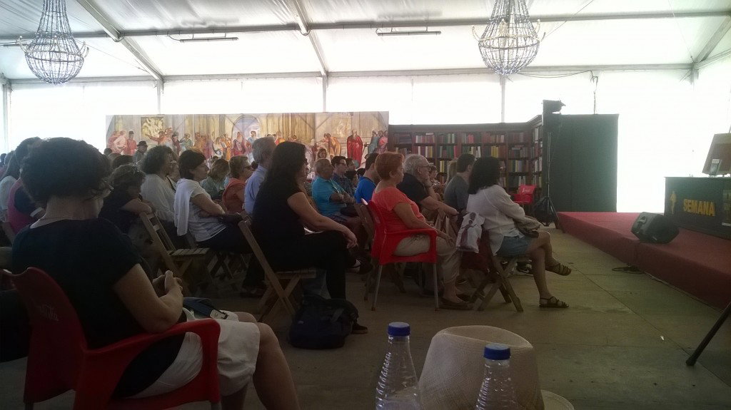 Book presentation at the Semana Negra.