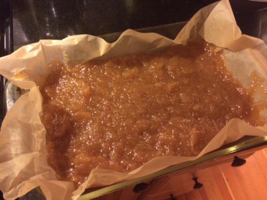 Cooling Quince Paste