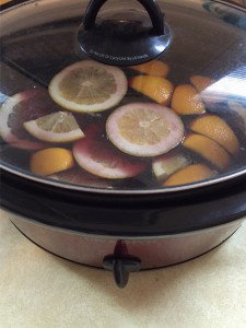 Mixture in the pot