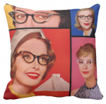 Throw Pillow featuring The Ladies 