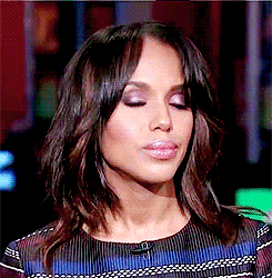 Olivia Pope - Kerry Washington giving epic eye roll and sigh