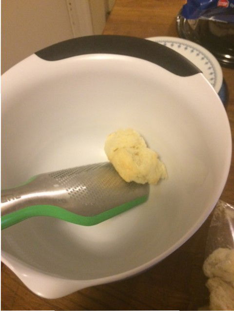 No, you really grate them.