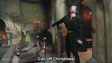 Alan Rickman cancelled christmas 