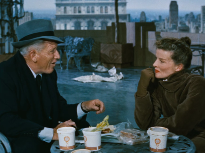 Bunny & Richard on the cold rooftop