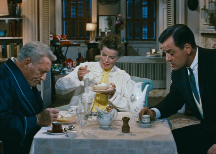 Floating Island dessert at a very uncomfortable dinner