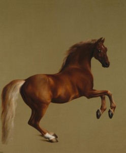 One of the most famous paintings from the house, "Whistlejacket" by George Stubbs, now hanging in the National Galley in London