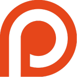 Patreon Logo - big orange round P shape