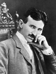 Nikola Tesla, looking hot