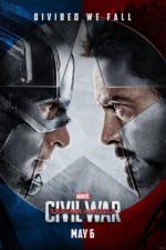 Captain America Civil War poster - Cap and Iron man facing each other menacingly