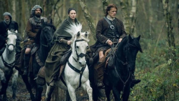 Jamie and Claire flee the British.