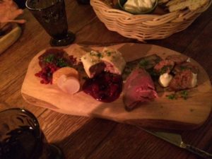 Cold meats of various kinds.