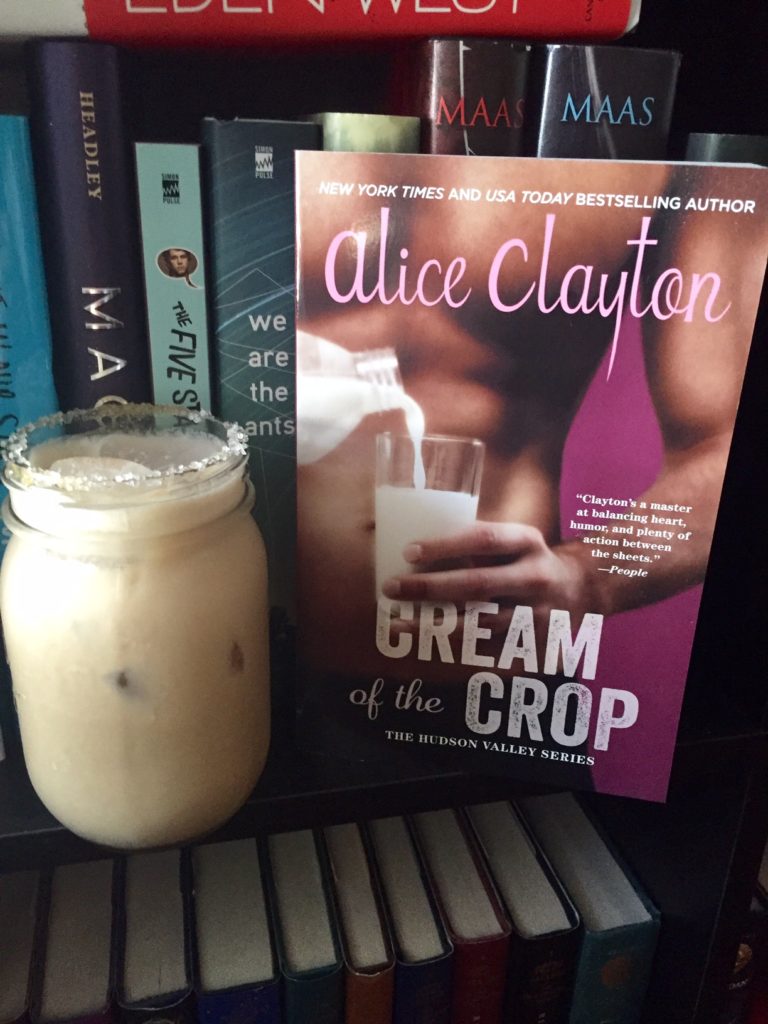 A salted caramel white russian with a copy of Cream of the Crop by Alice Clayton