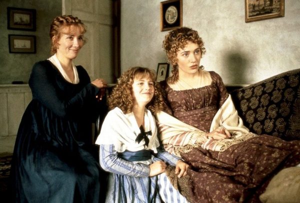 Three sisters in Sense and Sensibility, Elinor, Margaret, and Marianne