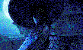 Kubo's aunt turning around, horrifyingly