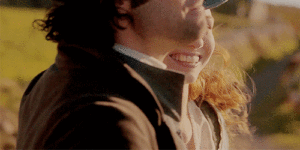 Ross and D, embracing in the sunlight, as they are wont to do.