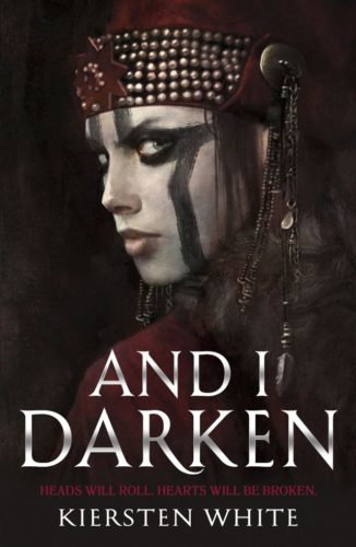 And I Darken-the paperback cover, which I honestly think is really superior to the hardback. It's pretty rare that I like the model for a book series cover, but the girl they got to be Lada is perfect. She looks like she's going to kill me and use my bones to make a rack to dry her laundry on and I love it. Note how she's wearing the same outfit as her male counterpart.