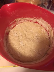 My grown-up sponge after spending the night in the fridge.