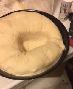 Punching dough is SO SATISFYING.