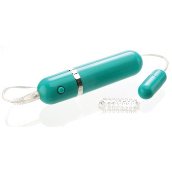 Teal bullet vibrator