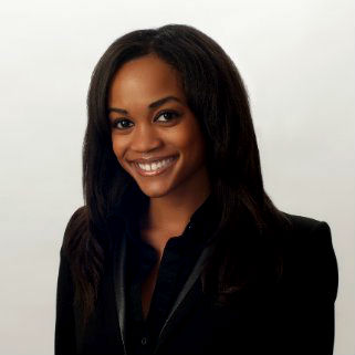 Rachel smiles at the camera, all ready for her own reality show