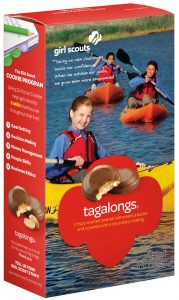 Red box of Tagalongs cookies 