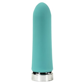 Bam rechargeable bullet. Pale blue color