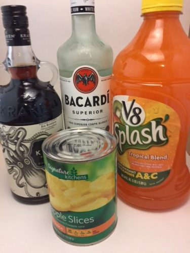 Ingredients for a Castaway (Mai Tai)
