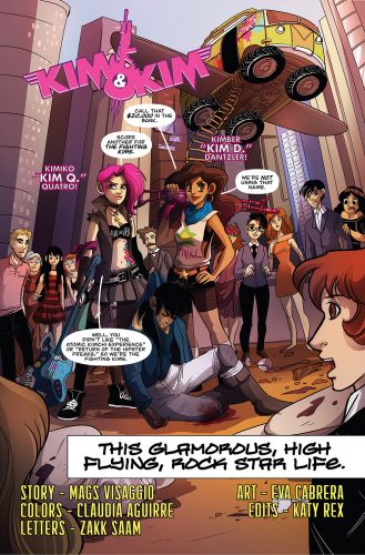 The Kims make a grand entrance - introducing Kim Q and Kim D