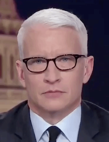 Anderson Cooper rolls his eyes.
