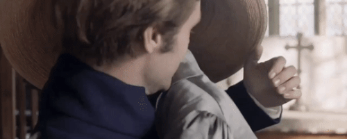 ...he can't quite bring himself to touch her.