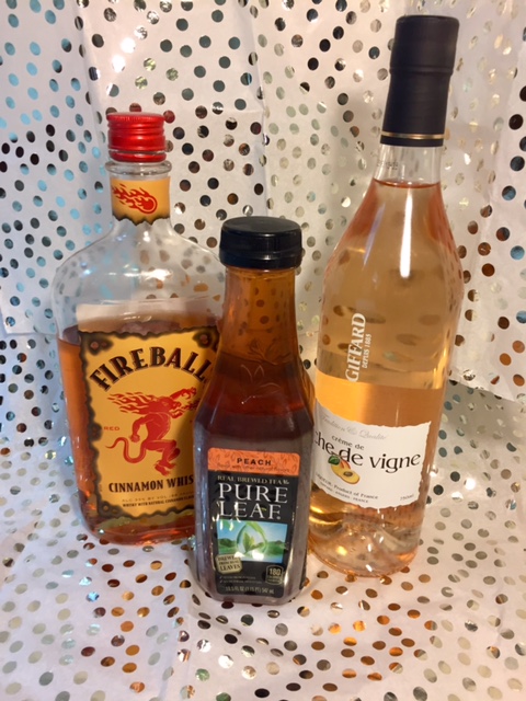 Ingredients for a Now You See Me drink