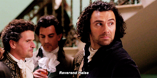 Ross, seeing Reverend Halse and mentally running through all the things he's done in the past four years, checking to see if he's done anything illegal