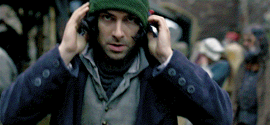 Ross, pulling a toque over his head and flipping up the collar of his coat up like some damn spy. Much stealth.