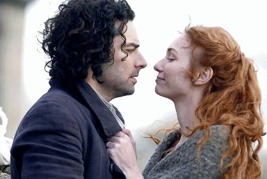 Ross, looking at D and thinking I cannot live without this woman and D, looking at Ross and D thinking That's right, you can't and they kiss