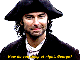 Ross, saying How do you sleep at night, George?
