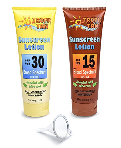 Sunscreen flask two pack