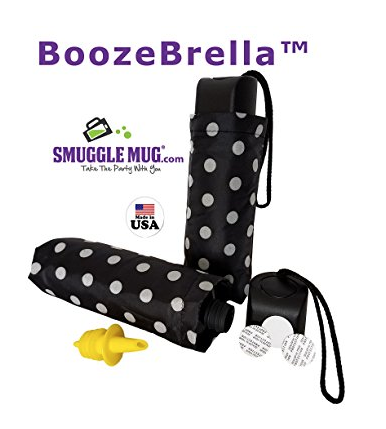 BoozeBrella - a flask hidden as a fold up umbrella