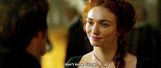 Demelza, replying to George with nary a feather ruffled: I don't know George.